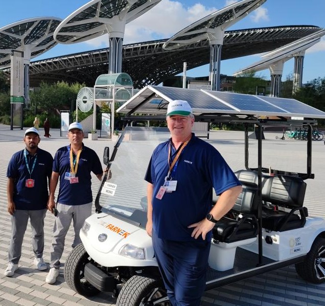 Farnek intern develops Solar-powered Buggy for COP28
